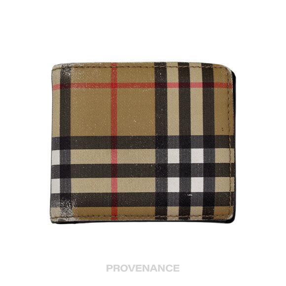🔴 Burberry Bifold Wallet - Nova Check - Picture 1 of 9